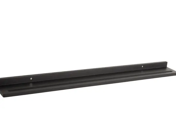 Confetti tauluhylly musta tammi 60x4x11 cm