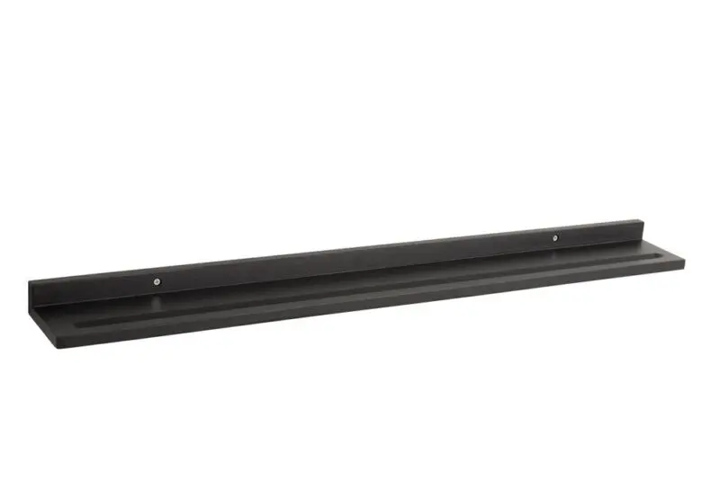 Confetti tauluhylly musta tammi 60x4x11 cm