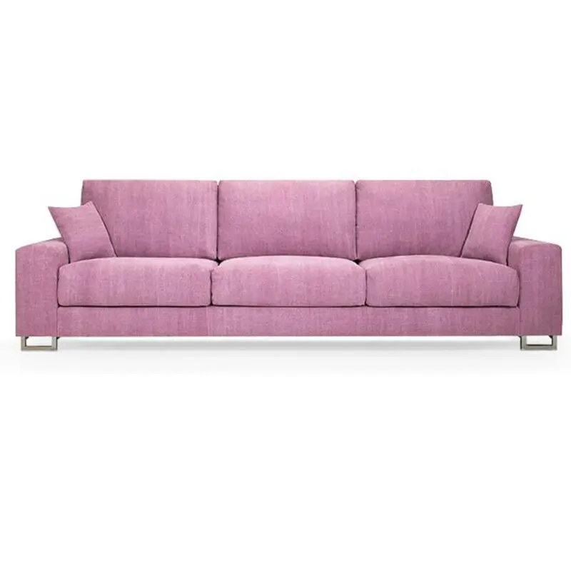 Kotimainen 3-istuttava sohva höyhentyynyillä