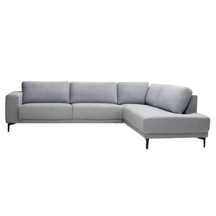 Unico avokulmasohva harmaa, oikeakätinen