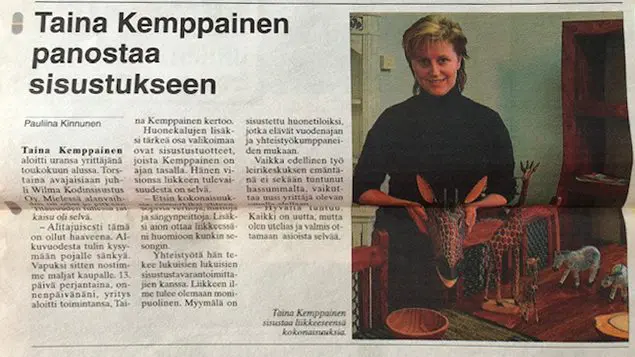 Wilma Kodinsisustus Taina Kemppainen