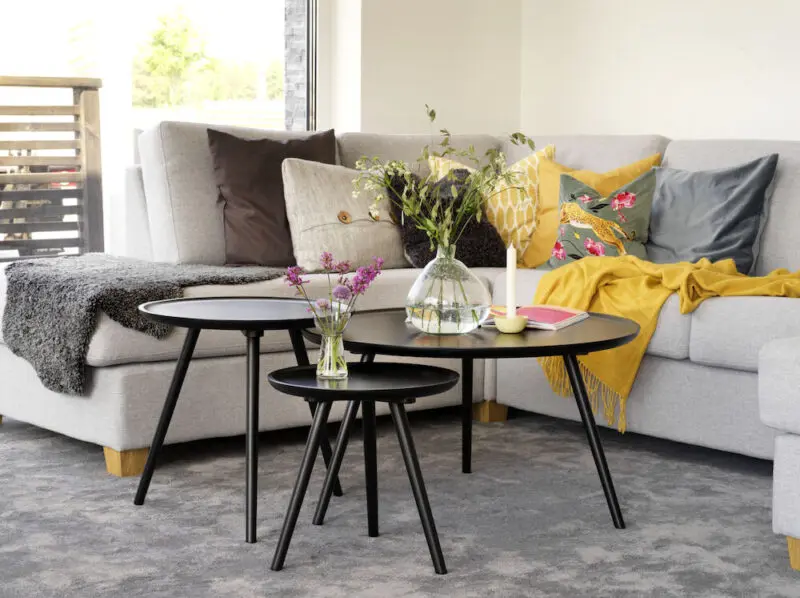 Rowico Daisy sarjapöytä, musta - Image 3