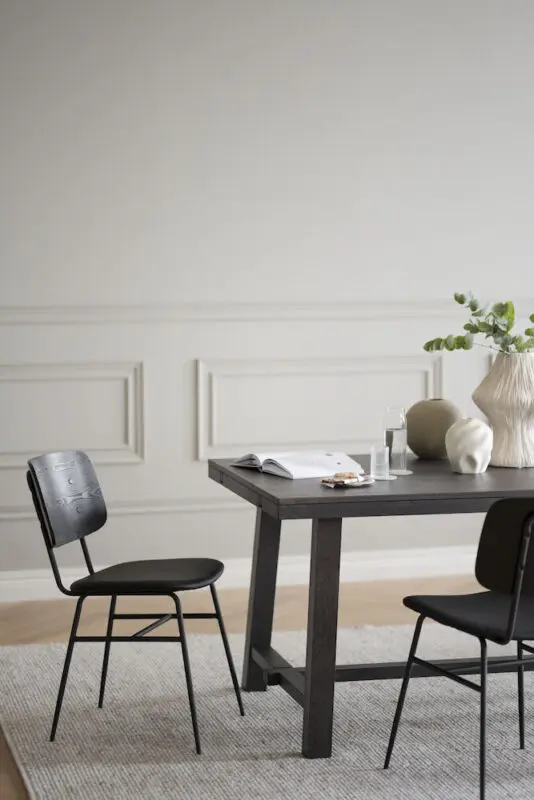 Rowico Brent ruokatuoli, musta - Image 9