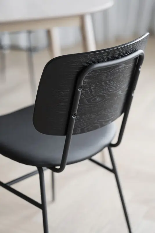 Rowico Brent ruokatuoli, musta - Image 10