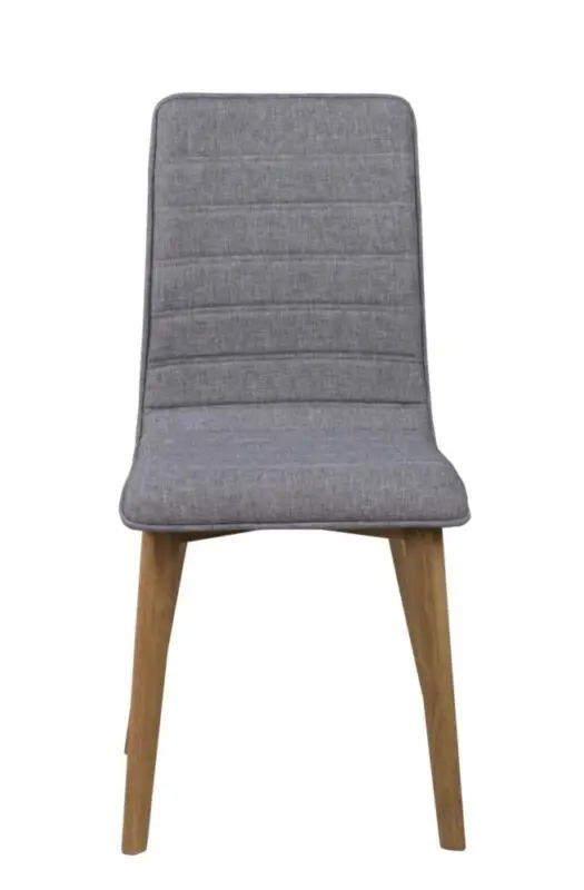 Rowico Gracy ruokatuoli, tammi/ harmaa kangas - Image 3