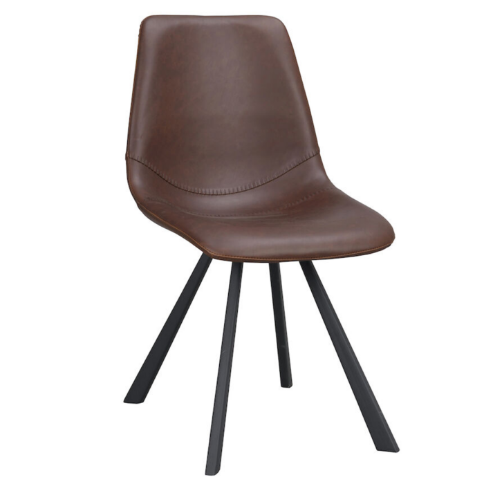 Rowico Auburn tuoli, ruskea/musta