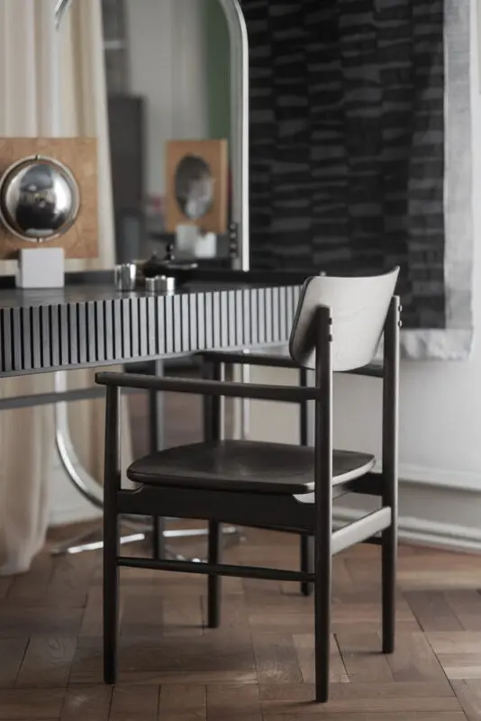 Rowico Halifax kirjoituspöytä, musta - Image 6