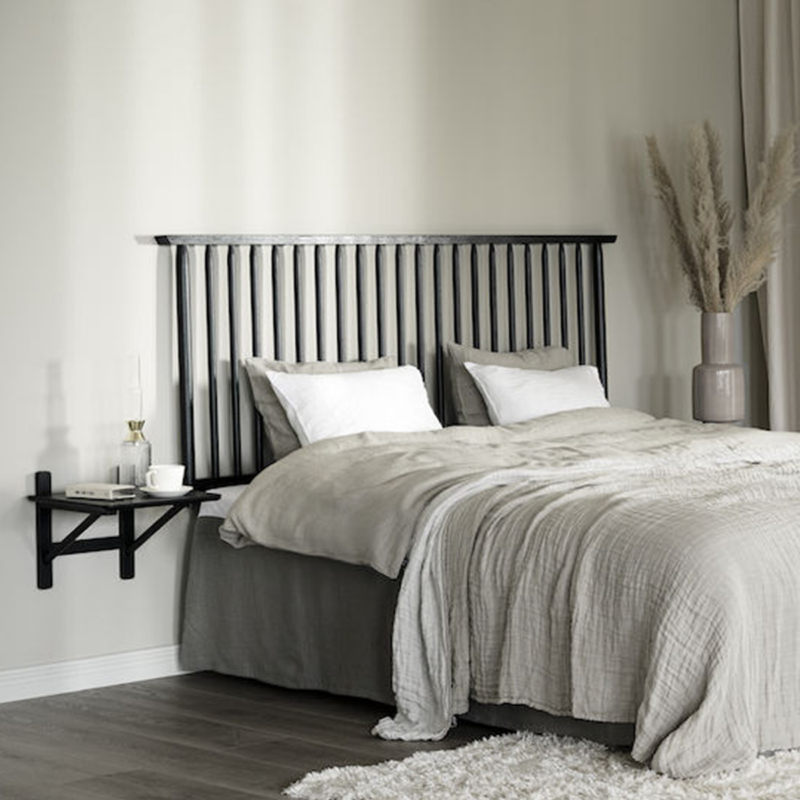 Rowico Riggins sängynpääty 194cm, musta