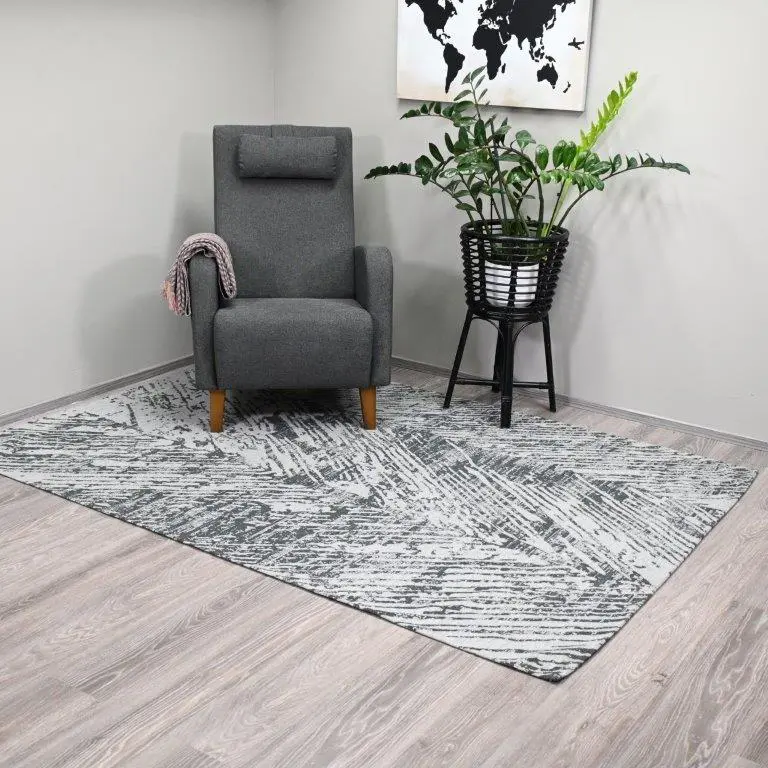 Village´s Alexa harmaa matto easy care - Image 3