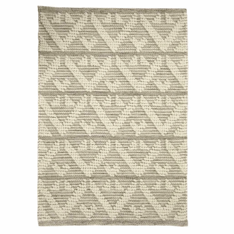 Helmi villamatto, vaaleanharmaa