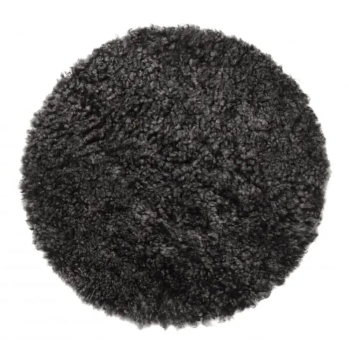 Skinnwille istuinpehmuste Curly seat pad tummanharmaa