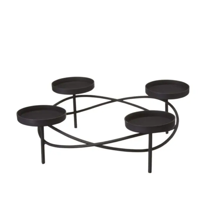 Kynttiläteline Rajni pyöreä 33x9