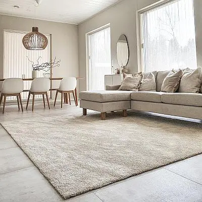 Roihu nukkamatto, luonnonvalkoinen - Image 2