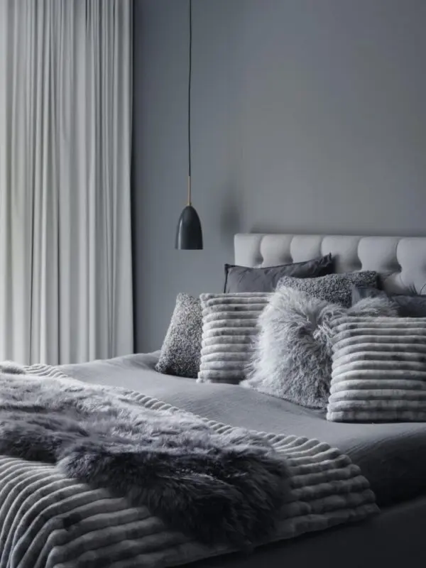 Skinnwille lampaantalja Gently tupla harmaa - Image 5