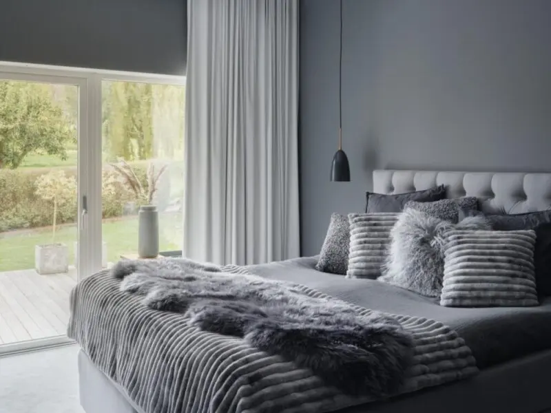 Skinnwille lampaantalja Gently tupla harmaa - Image 4