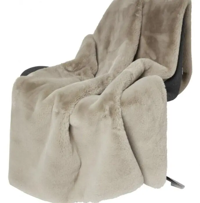 Skinnwille Fluffy Blanket taupe