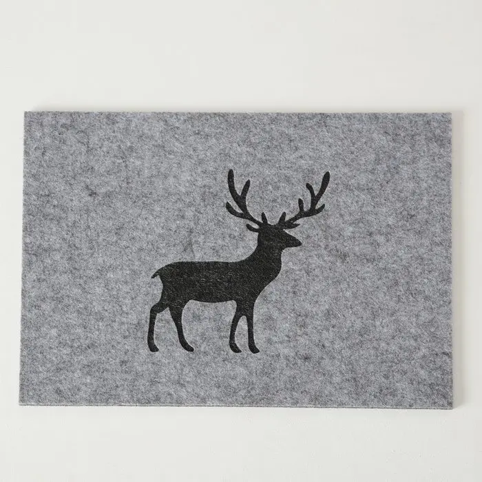 Pöytätabletti harmaa poro kantikas huopa - Image 2