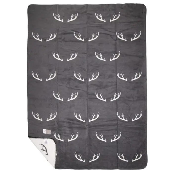Torkkupeitto sarvet harmaa XL 150x200cm