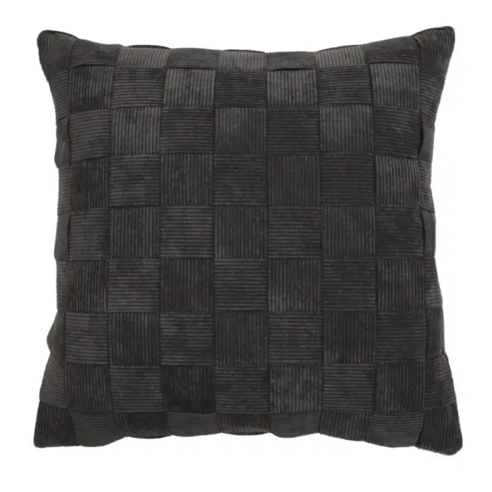 Tyynynpäällinen Check Fodral 45x45cm harmaa