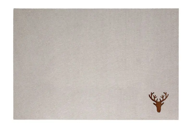 Pöytätabletti Peura "huopa" 30x45cm vaaleanharmaa - Image 2