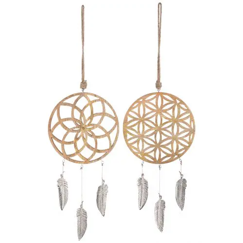 Mandala unisieppari puu 22x43cm