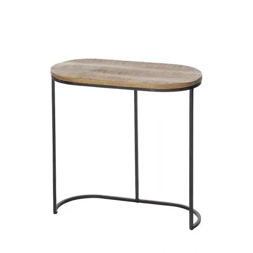 Camara pöytäsetti ovaali 30x60cm Puu/metalli - Image 4