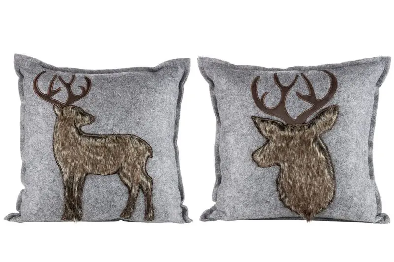 Sisustustyyny Peura harmaa - Image 2