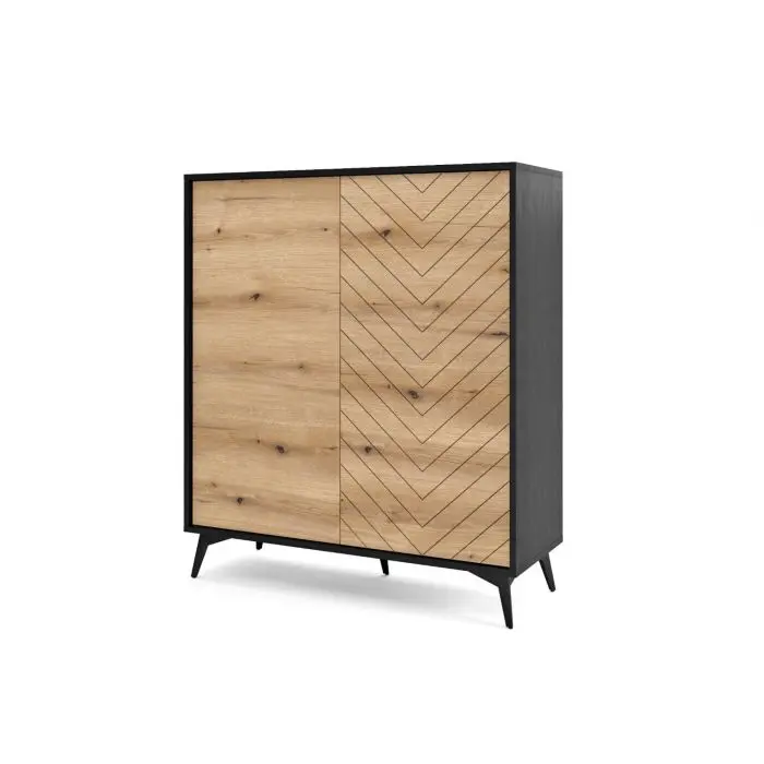 Dumont kaappi tammi/musta