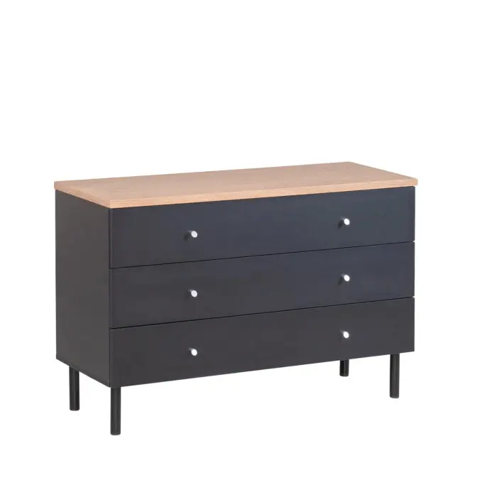 Luna lipasto 100, musta/tammi