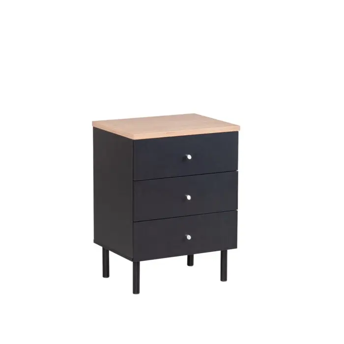 Luna lipasto 50, musta/tammi