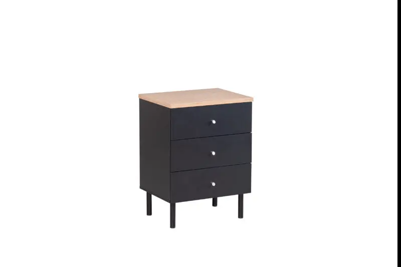 Luna lipasto 50, musta/tammi