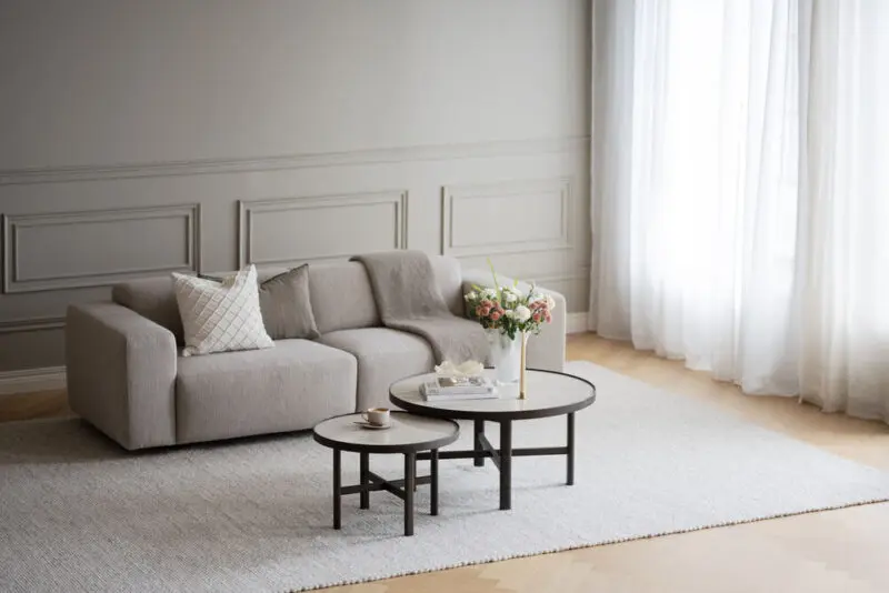 Rowico Marsden sohvapöytä 60 cm, ruskea/ beige - Image 6