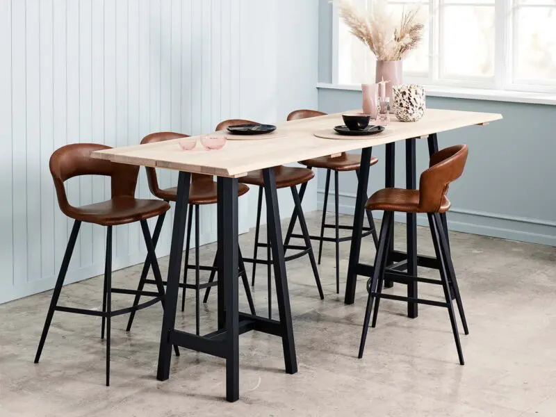 Tora korkea baarijakkara, konjakinruskea - Image 3