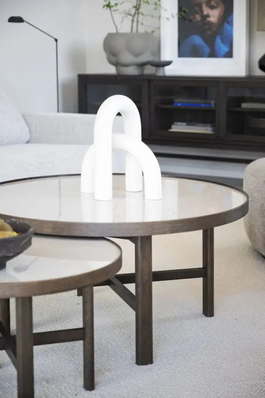 Rowico Marsden sohvapöytä 60 cm, ruskea/ beige - Image 4