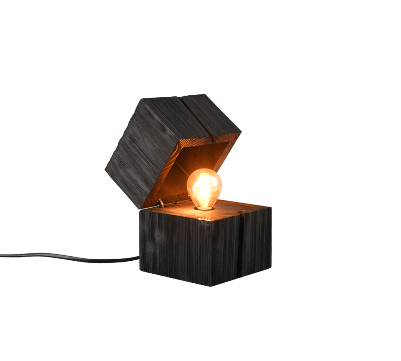 Pöytävalaisin Treasure Puu/musta