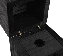 Pöytävalaisin Treasure Puu/musta - Image 4