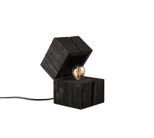 Pöytävalaisin Treasure Puu/musta - Image 3