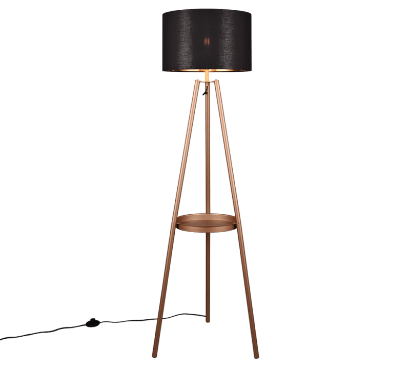 Lattiavalaisin Colette musta/kupari