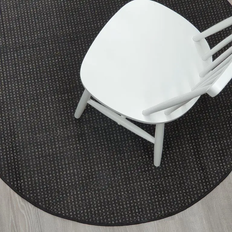 Saila matto musta, halkaisija 133cm - Image 4