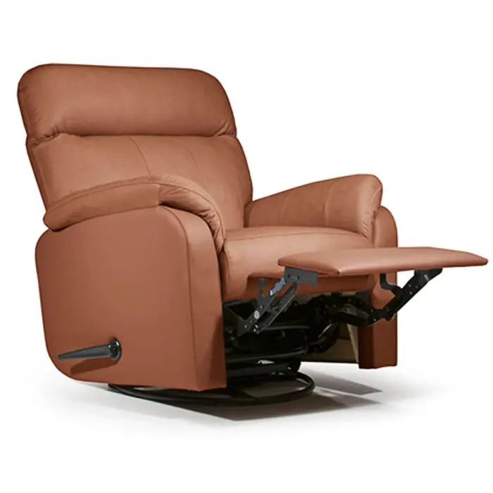 Flamingo mekanismituoli, konjakinruskea nahka