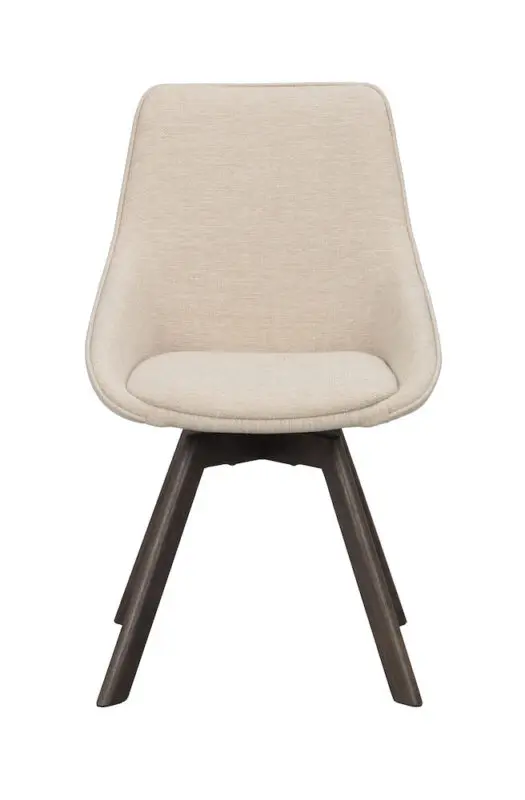 Rowico Alison ruokatuoli vaaleabeige/ ruskeat puujalat - Image 9