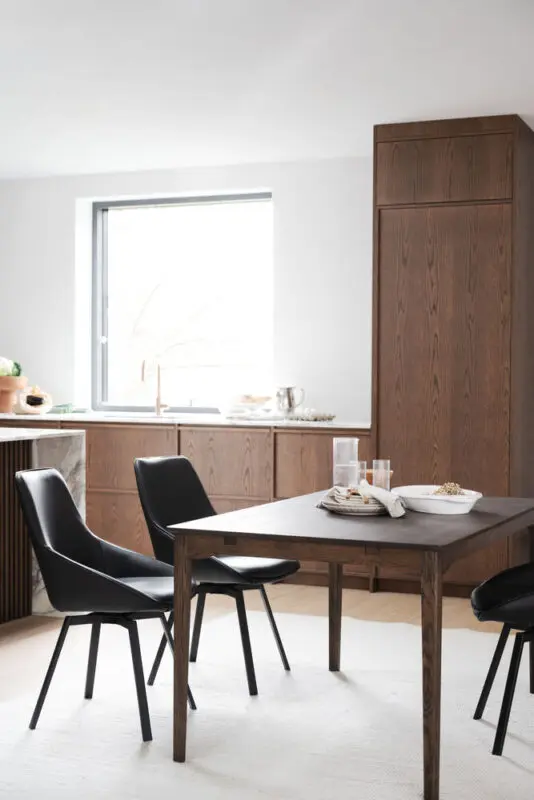 Rowico Markham ruokapöytä 90x140cm, ruskea - Image 11