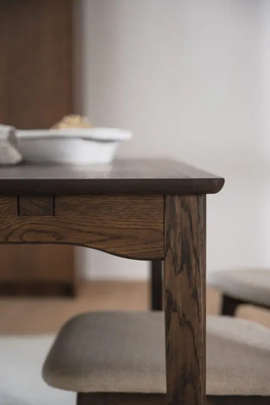 Rowico Markham ruokapöytä 90x140cm, ruskea - Image 6