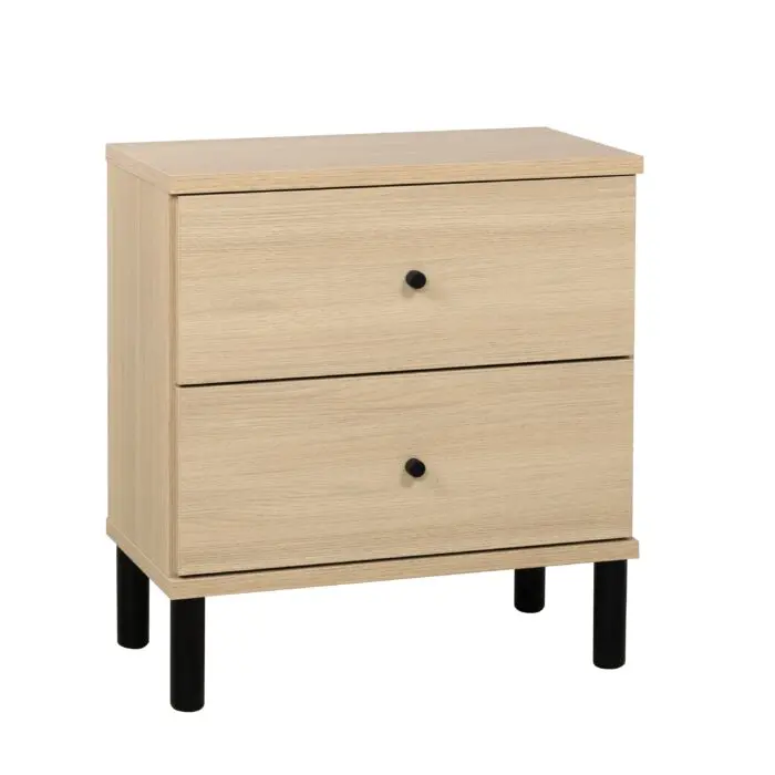 Olki lipasto 2 laatikolla Nro 4