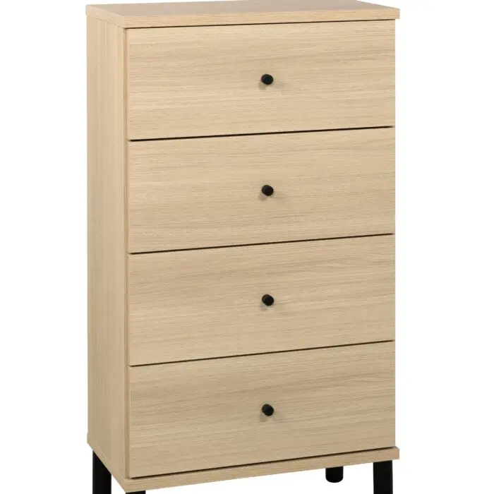 Olki lipasto 4 laatikolla Nro 6