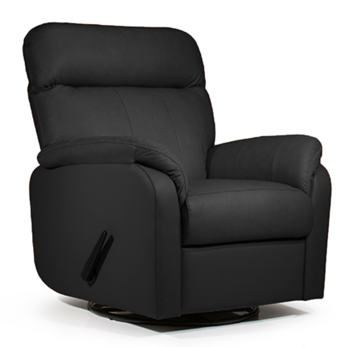 Flamingo mekanismituoli, musta nahka