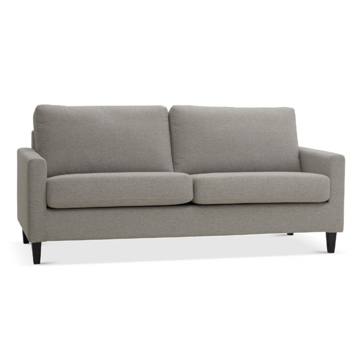 Oliver 2-istuttava sohva, vaaleanharmaa