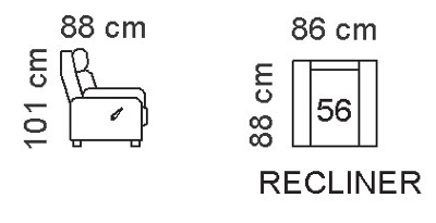 Flamingo mekanismituoli, musta nahka - Image 2