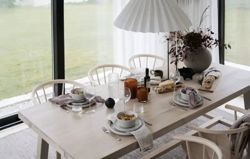 Rowico Brooklyn pöytä 95x220cm valkopestytammi - Image 12