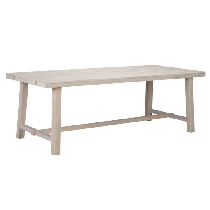 Rowico Brooklyn pöytä 95x220cm valkopestytammi